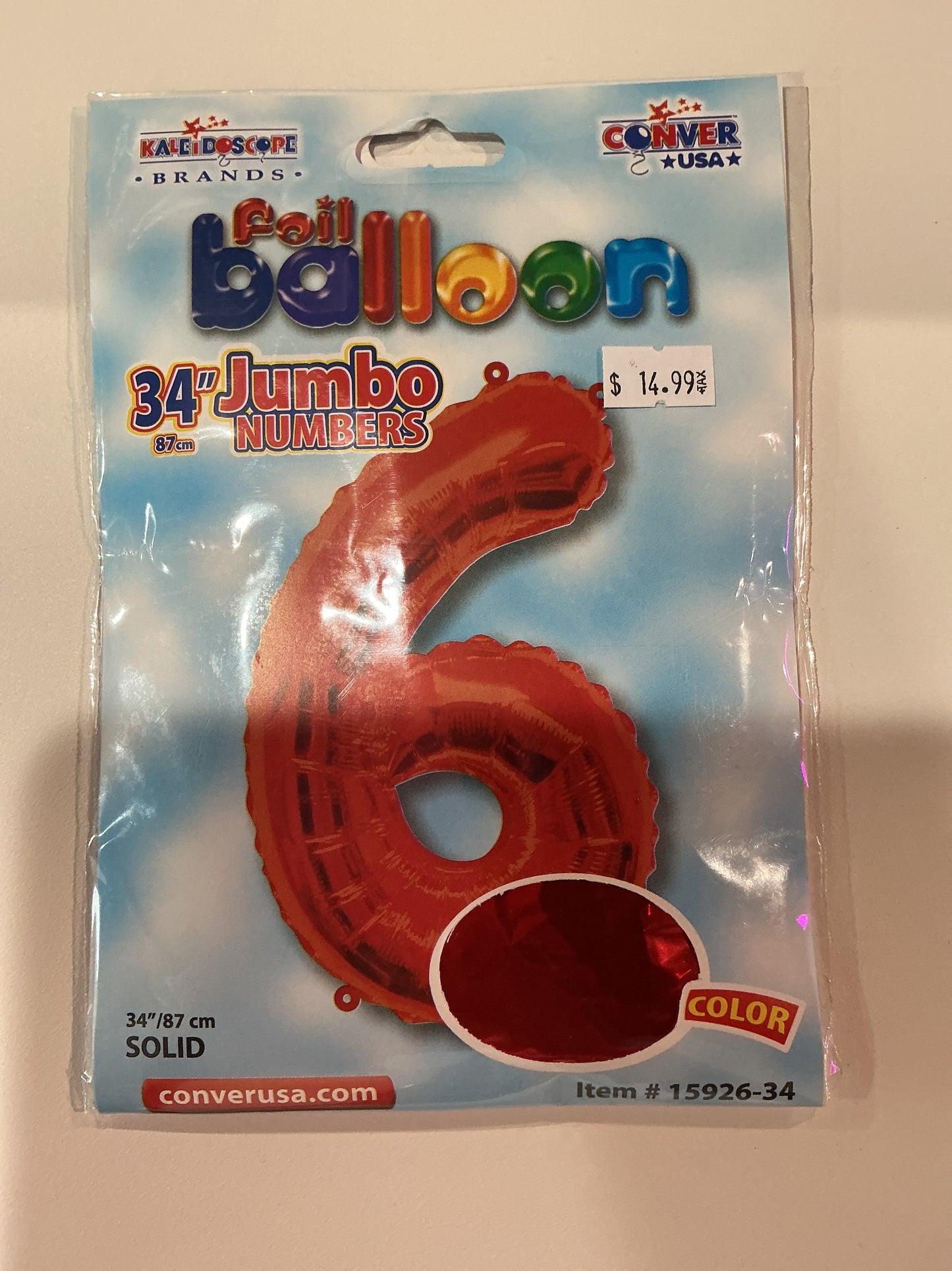 Red Jumbo Numbers