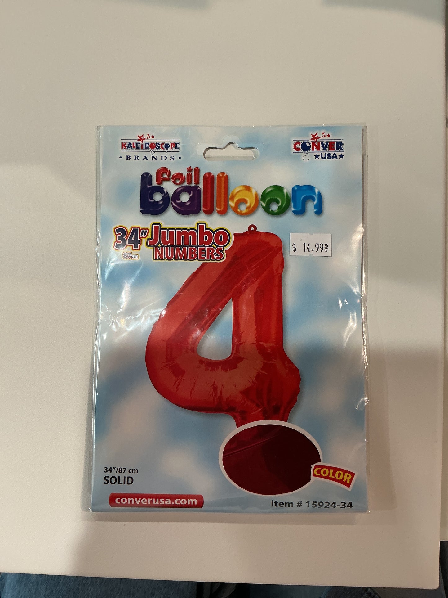 Red Jumbo Numbers