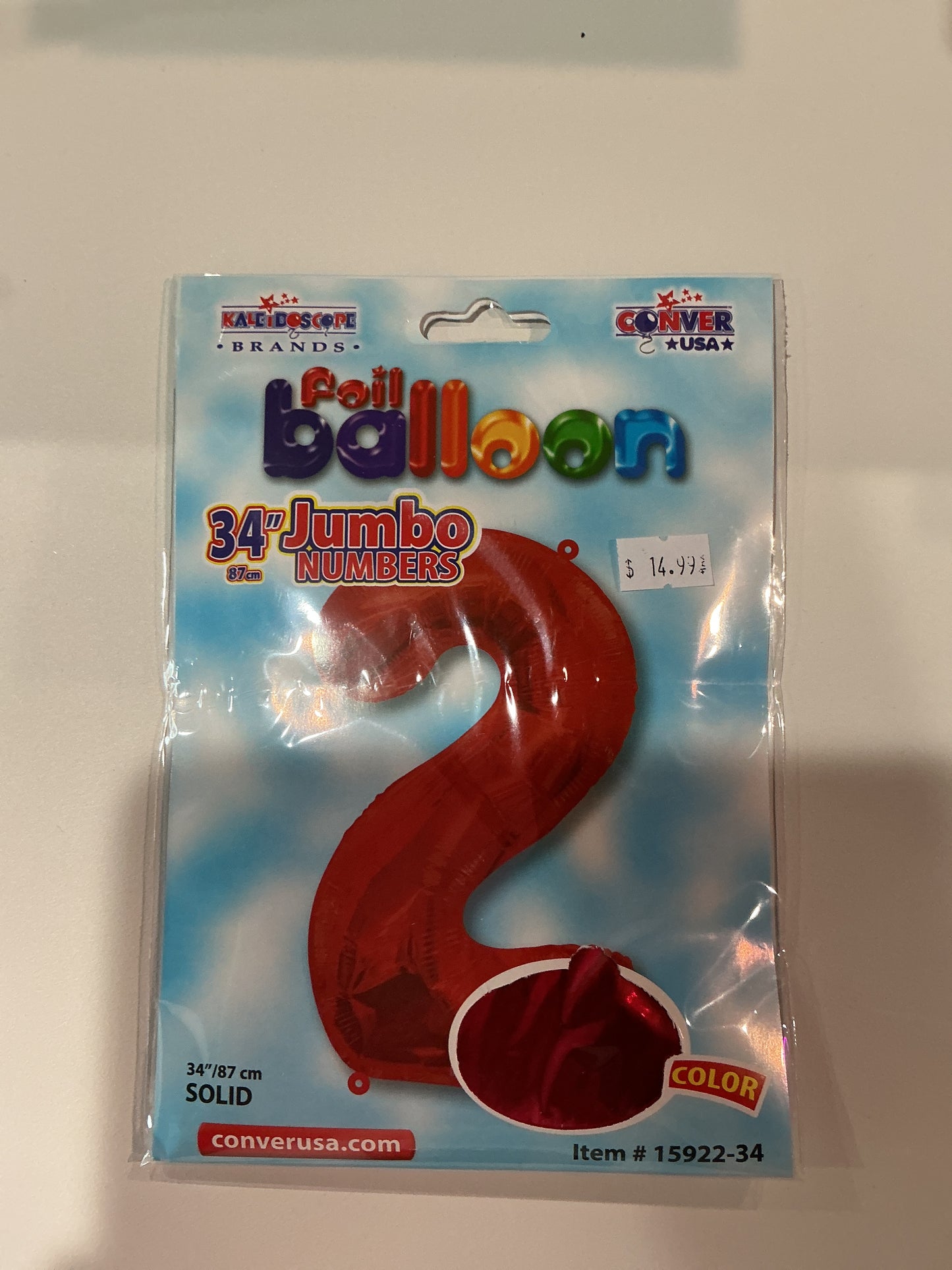 Red Jumbo Numbers