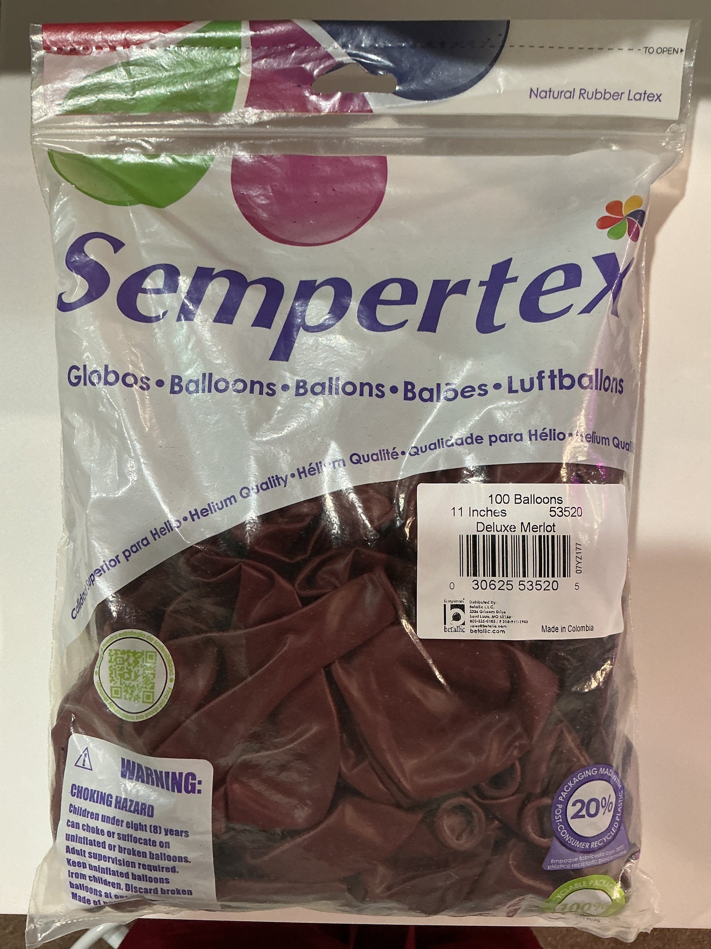 Deluxe Merlot 100ct. 11 inch