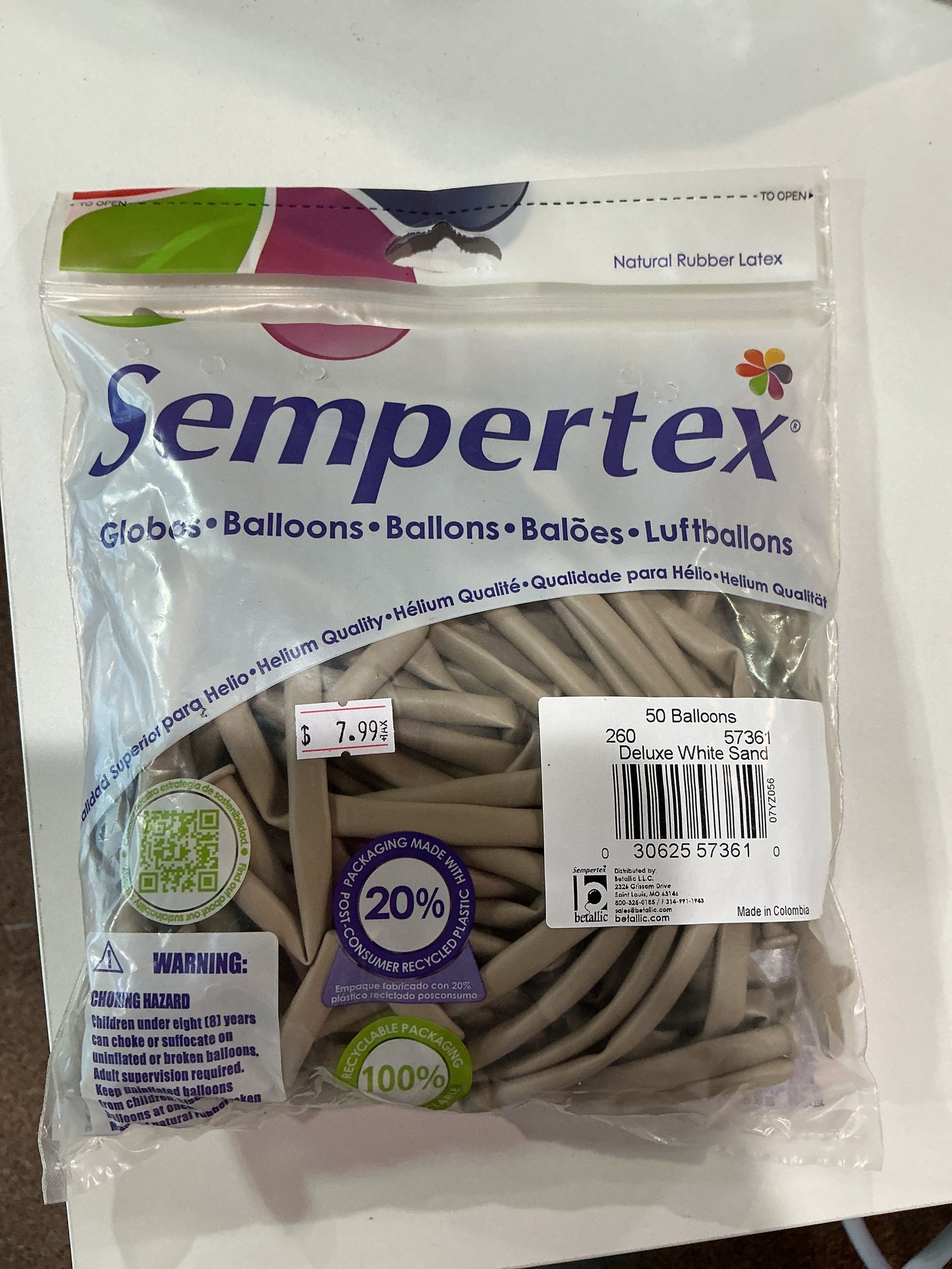 Sempertex 50ct Deluxe White Sand 260