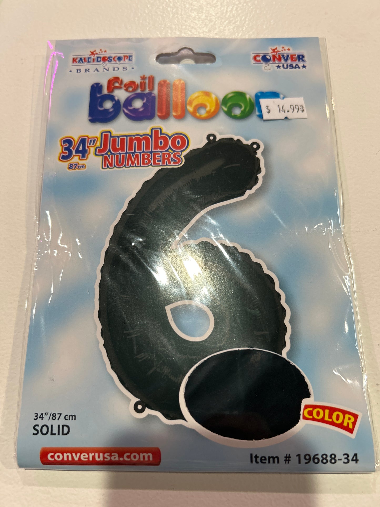 Black jumbo numbers