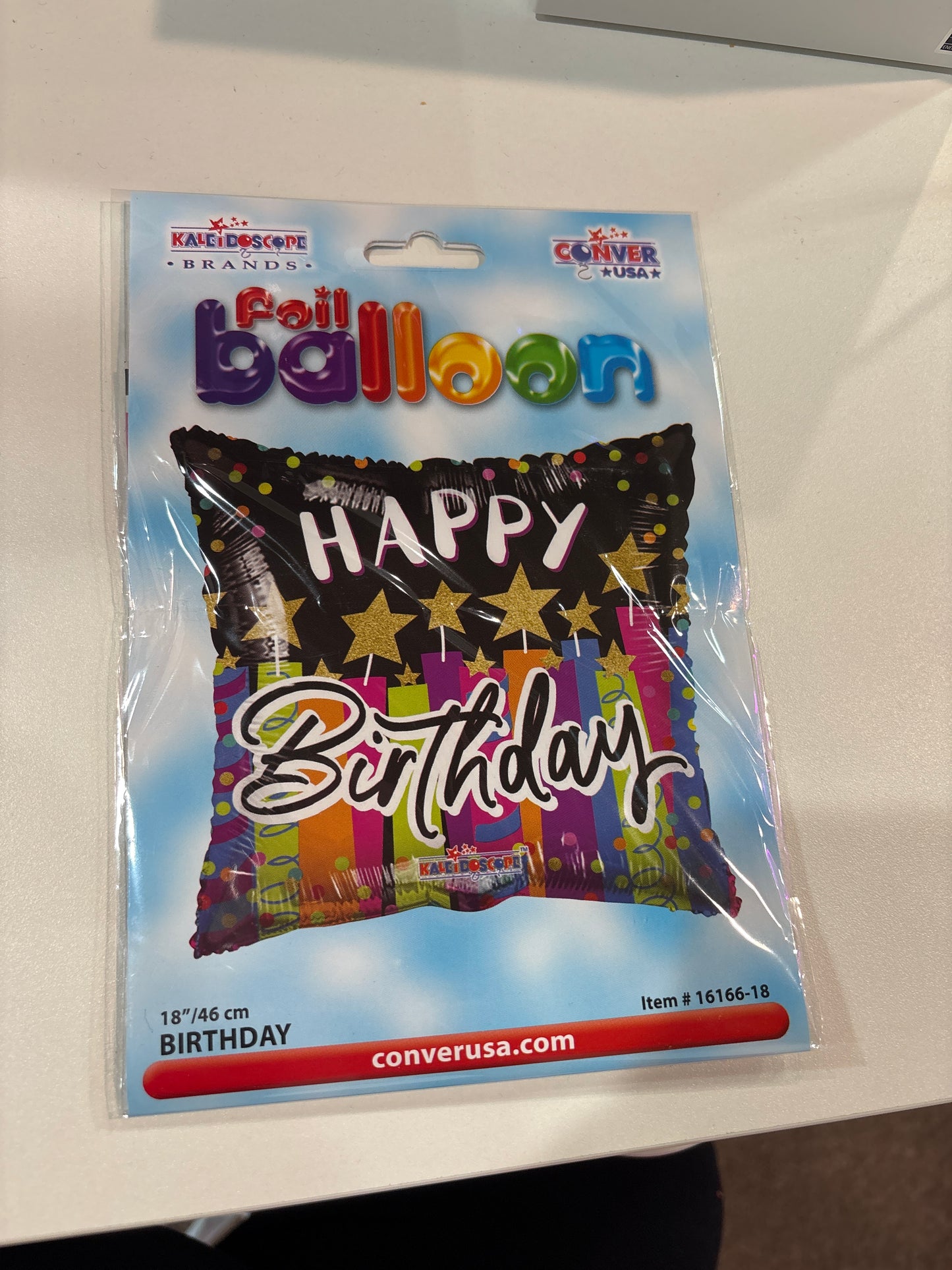 Mylar Happy Birthday