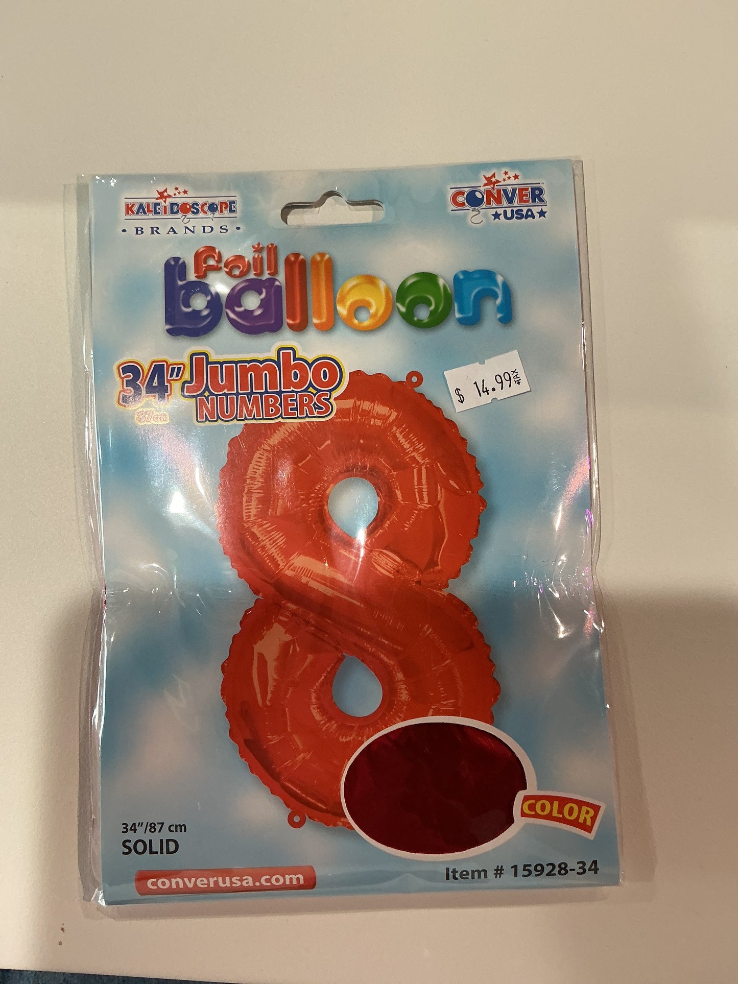 Red Jumbo Numbers