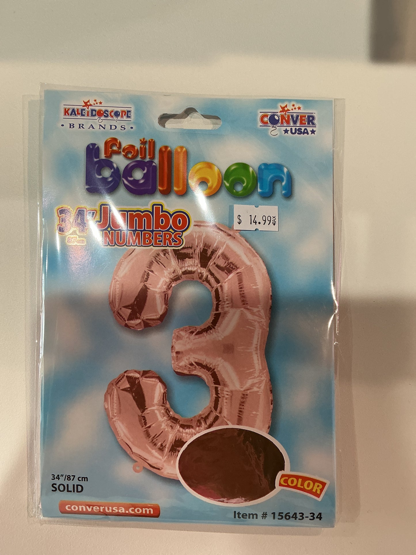 Rose Gold Jumbo Numbers