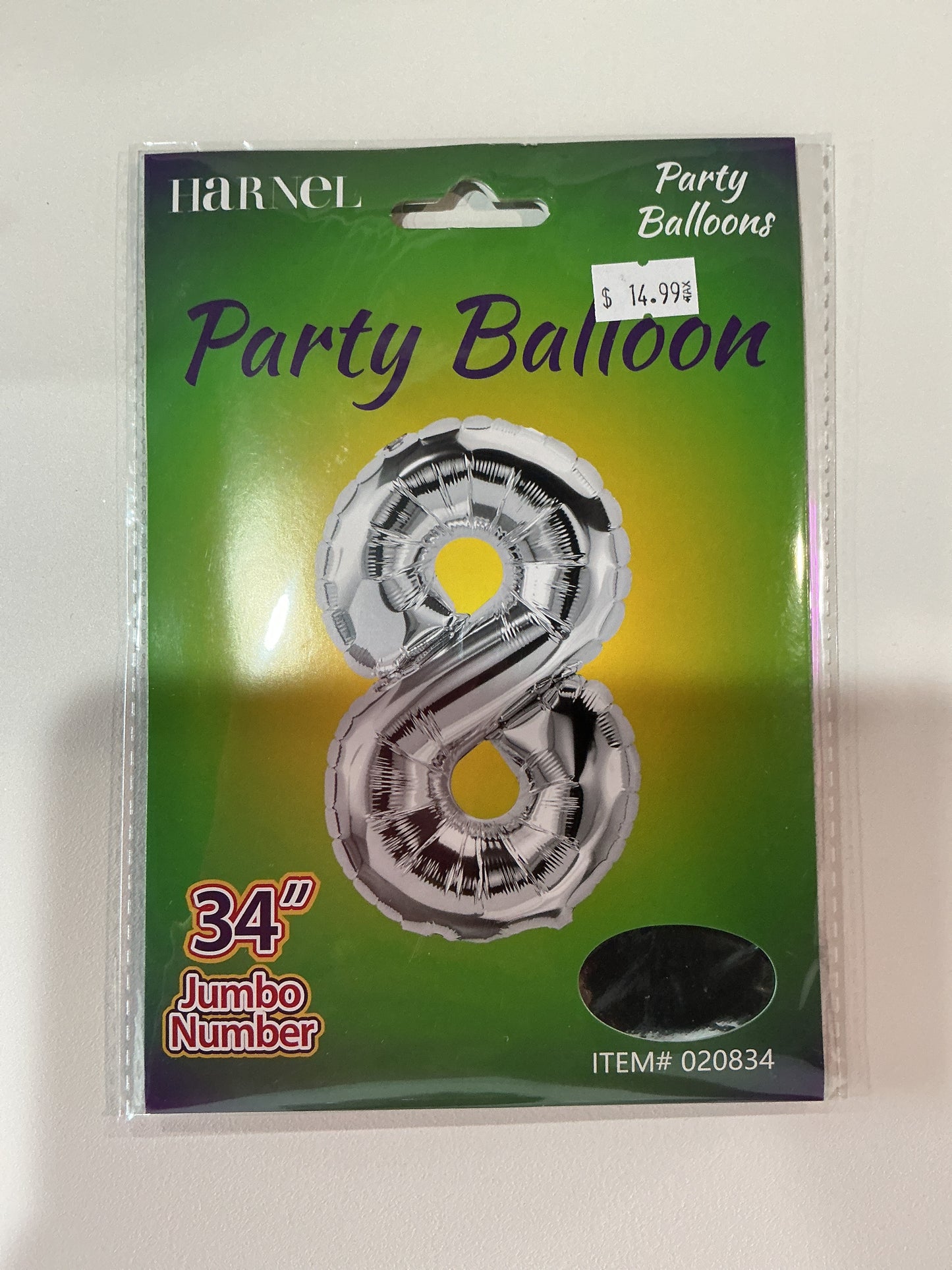 Silver Jumbo Numbers