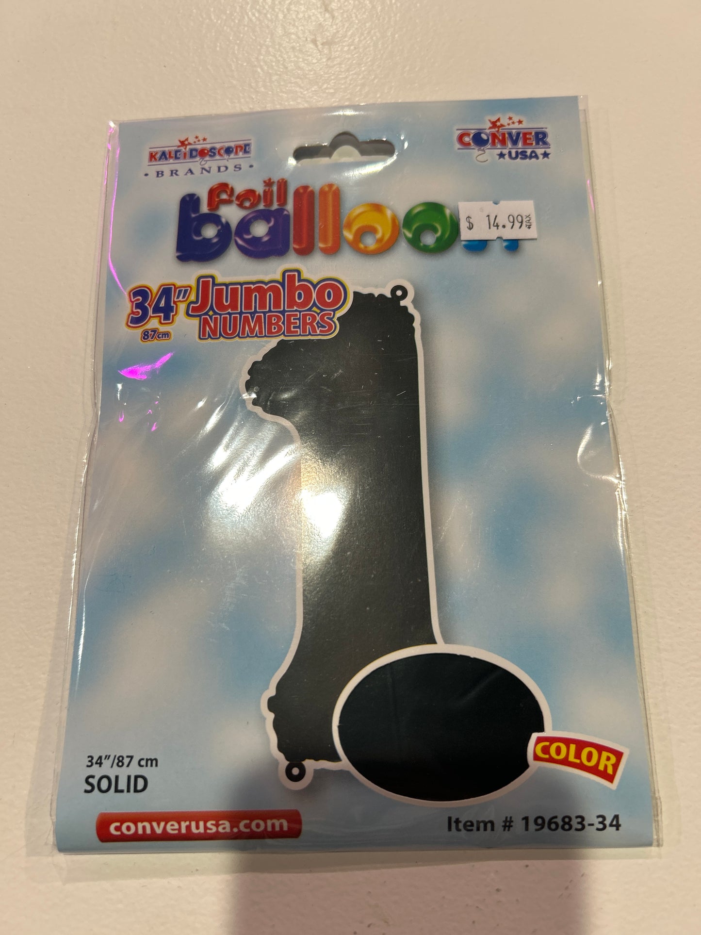 Black jumbo numbers