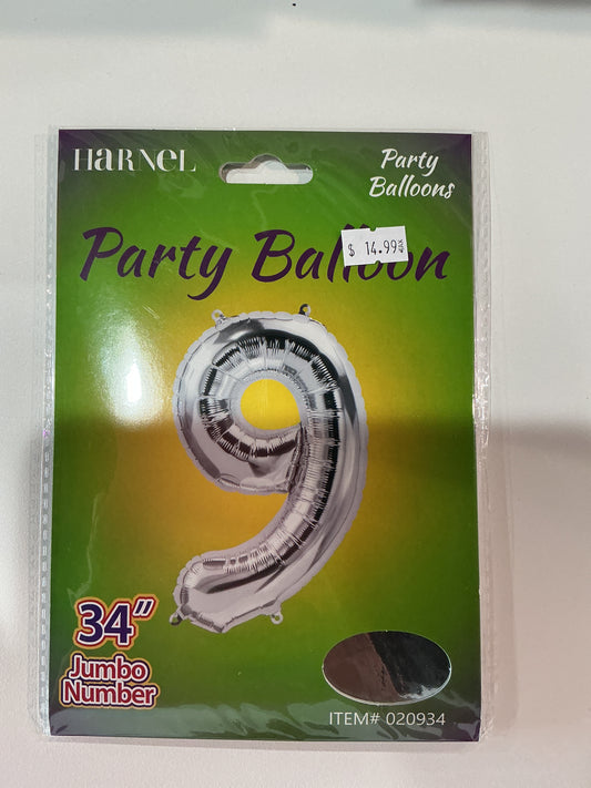 Silver Jumbo Numbers