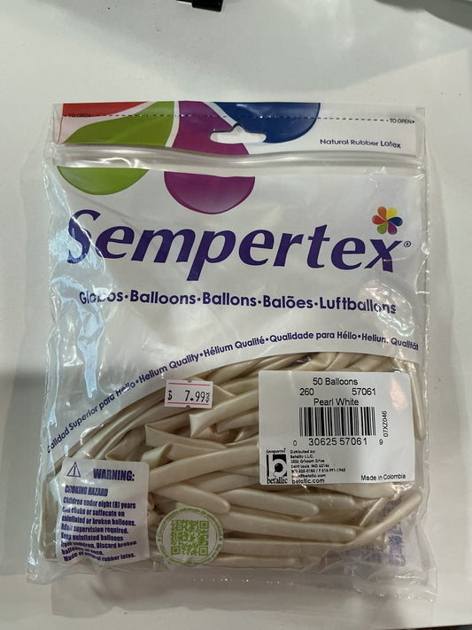 Sempertex 50ct Pearl White 260