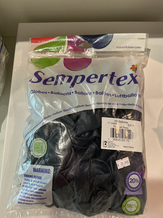 Sempertex 100ct Fashion Navy 11”