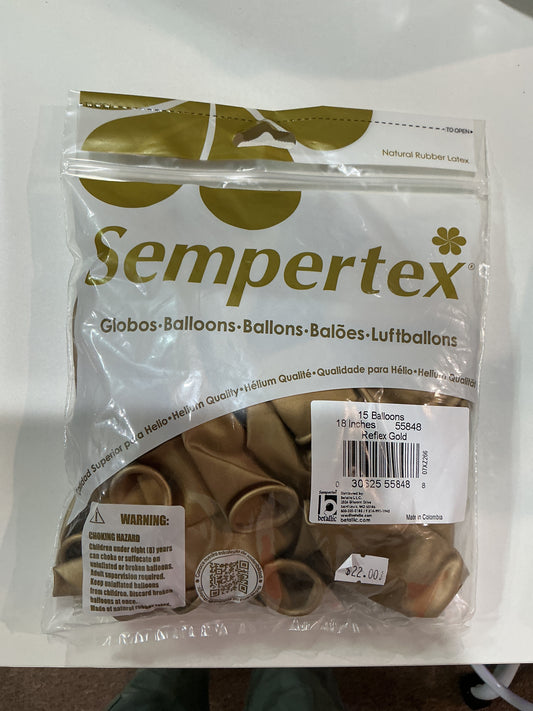 Sempertex 15ct Reflex Gold 18”