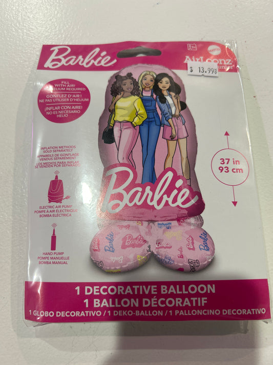 Barbie decorative balloon