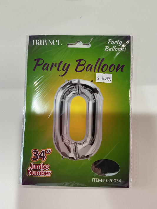 Silver Jumbo Numbers