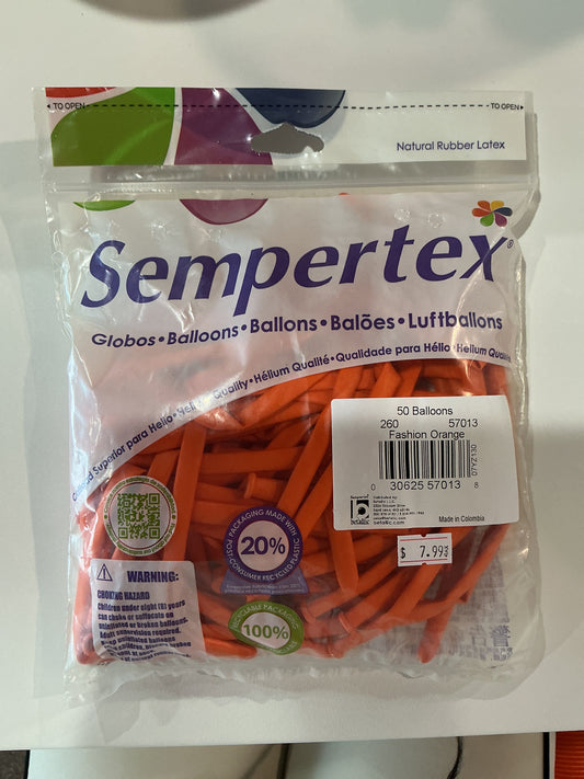 Sempertex 50ct. Fashion Orange 260