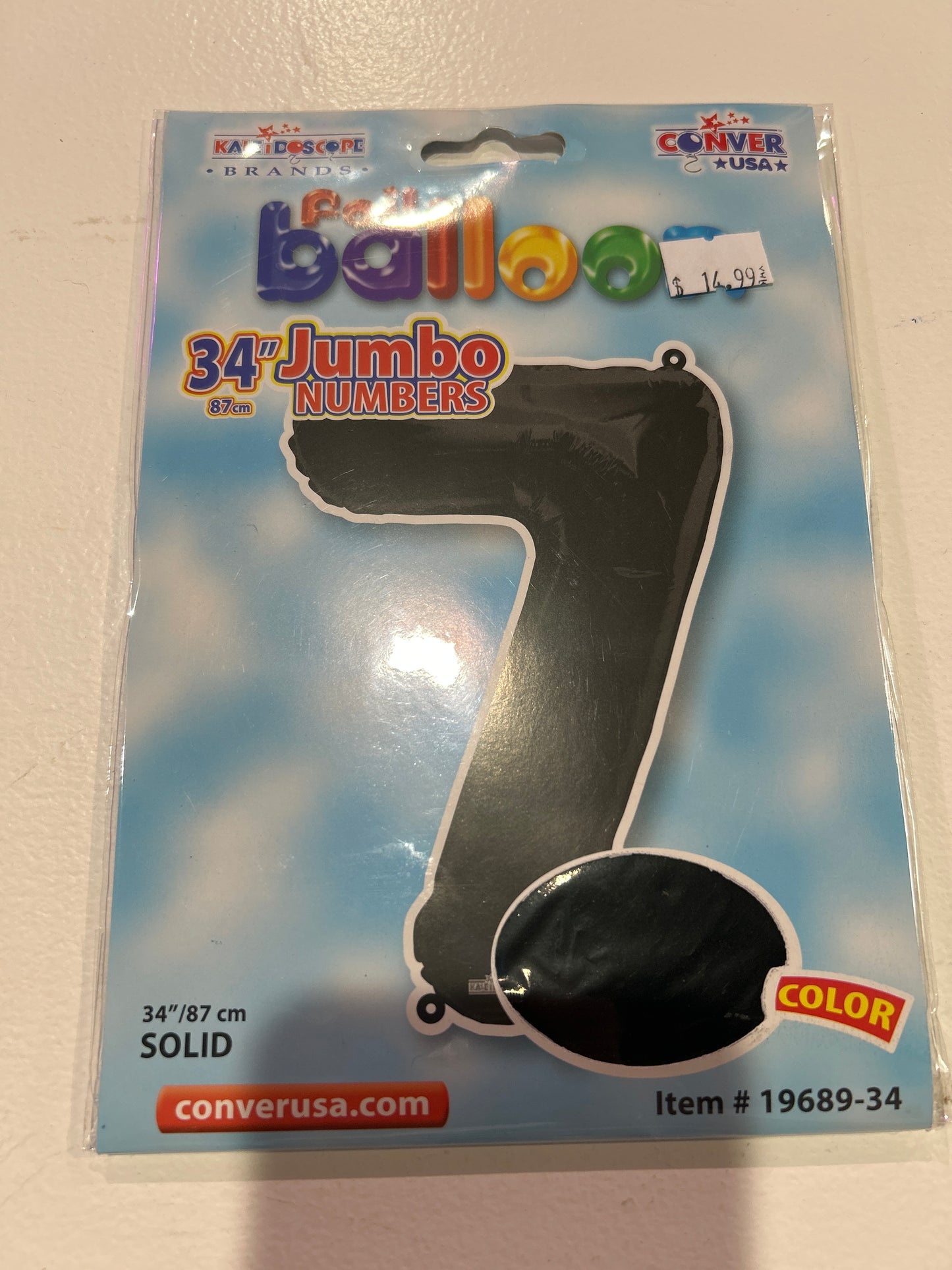 Black jumbo numbers