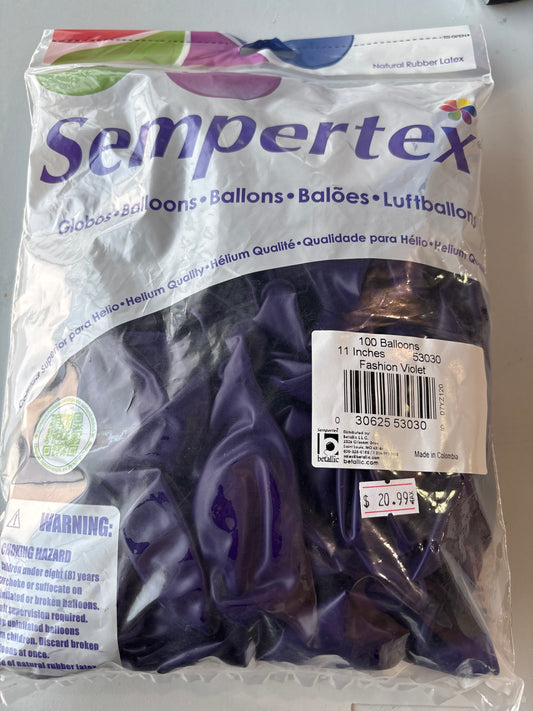 Sempertex 100ct Fashion Violet 11”