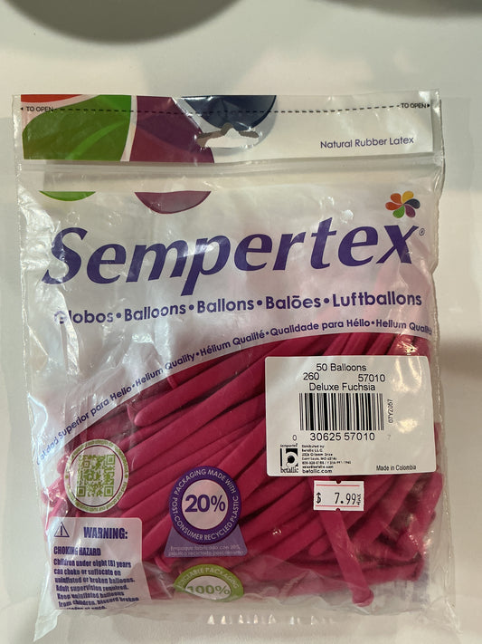 Sempertex 50ct Deluxe Fuchsia 260