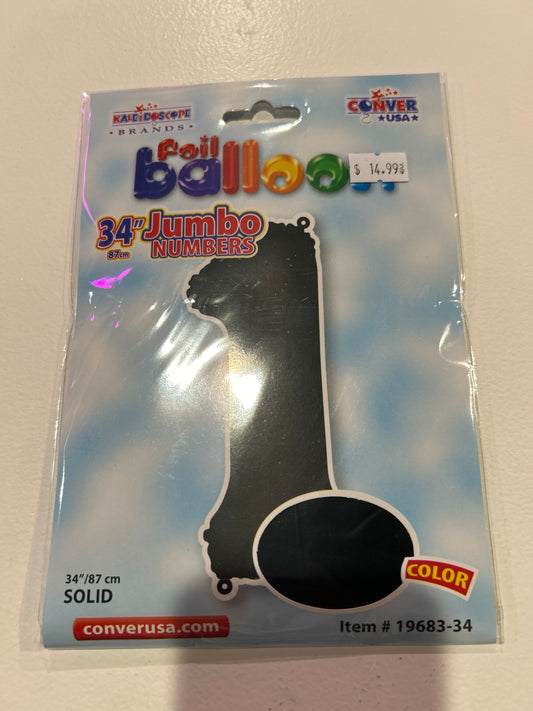 Black jumbo numbers