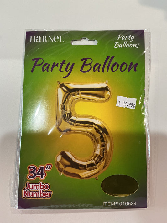 Gold Jumbo Numbers