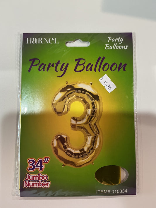 Gold Jumbo Numbers