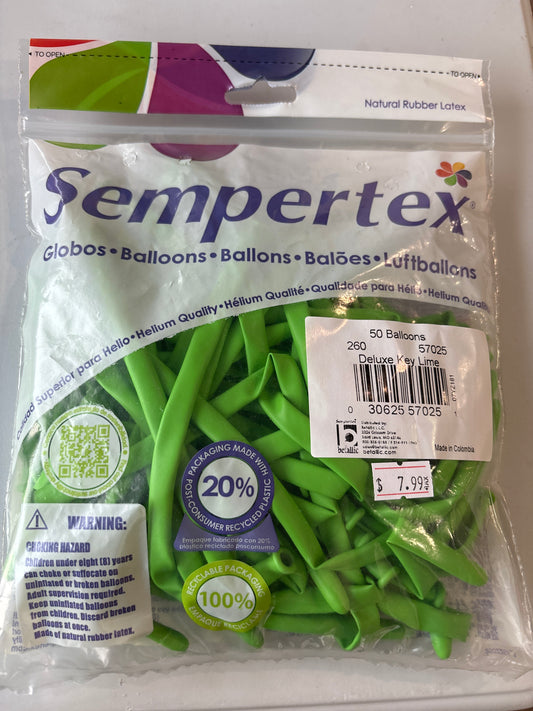 Sempertex 50ct Deluxe Key Lime 260