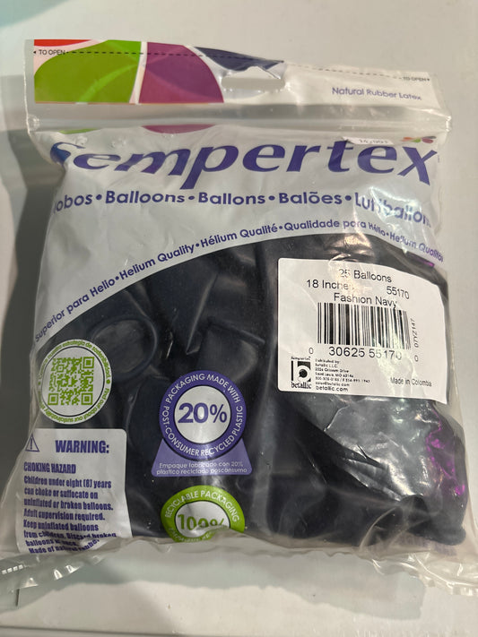 Sempertex 25ct Fashion Navy 18”