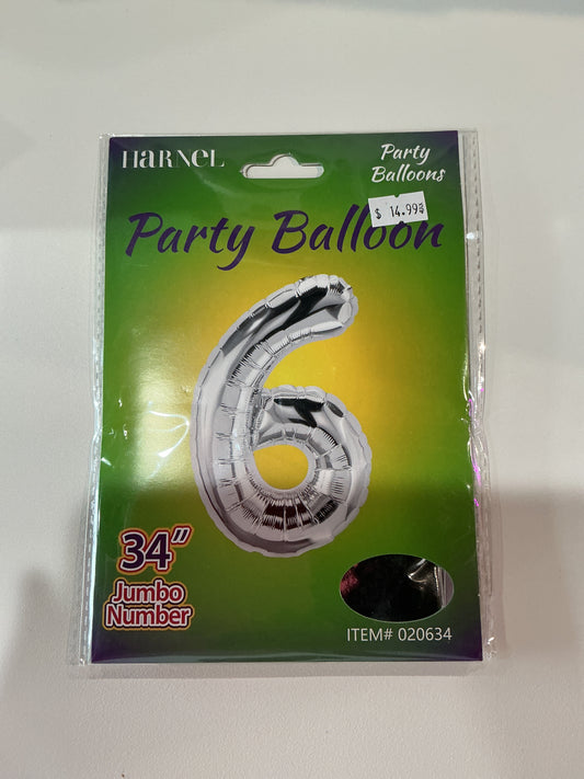 Silver jumbo numbers