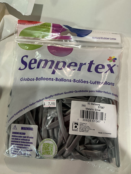 Sempertex 50ct Mettalic Silver 260
