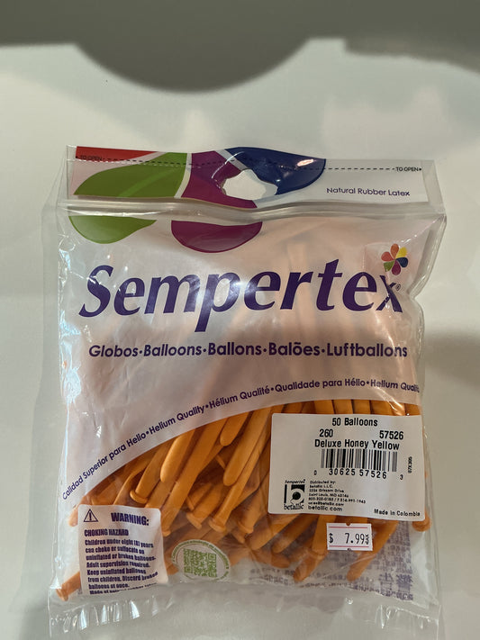 Sempertex 50ct. Deluxe Honey Yellow 260